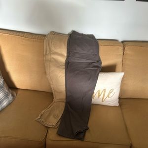 Matchstix Size 40 Tan & Black Skinny pants